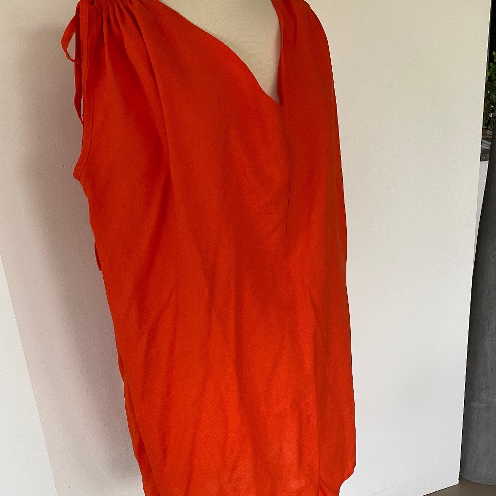 Holly Bracken tangerine tunic Mod style OS